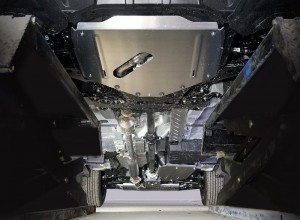 Обвес для CHANGAN UNI-K 2.0 4WD 2023 Защиты комплект (алюминий) 4 мм (картер, кпп, топливопровода, бака и заднего редуктора)