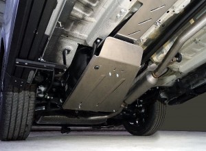 Обвес для EXEED RX 2.0L 4WD 2023 Защита бака и заднего редуктора (алюминий) 4 мм