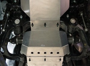 Обвес для BAIC BJ40 2.0L 4WD 2023- Защита картера (алюминий) 4мм