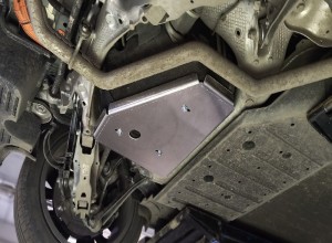 Обвес для LIXIANG L7 4WD Max гибрид 2024 Защита заднего редуктора (алюминий) 4мм